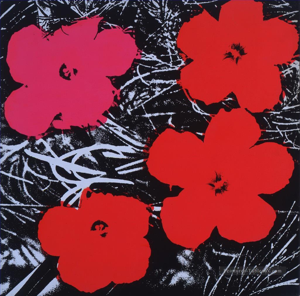 Fleurs 3 Andy Warhol Peintures à l'huile
